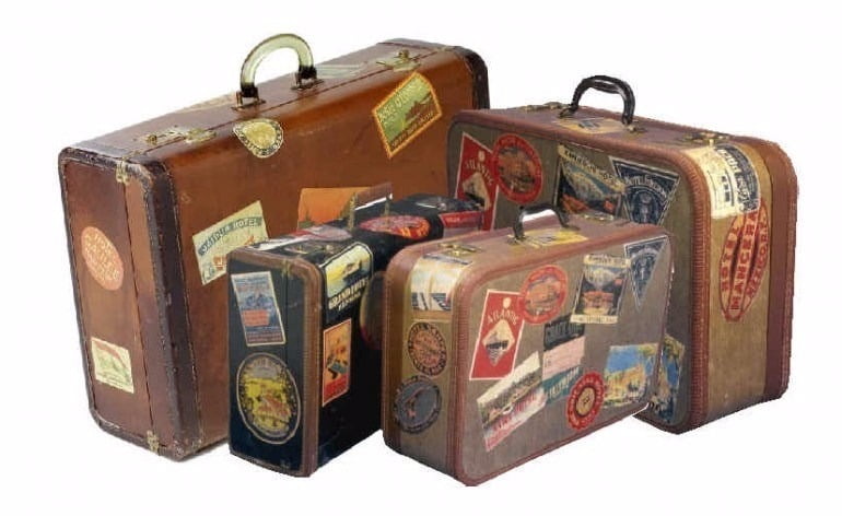 Les vieilles valises - Le cottage de Gwladys